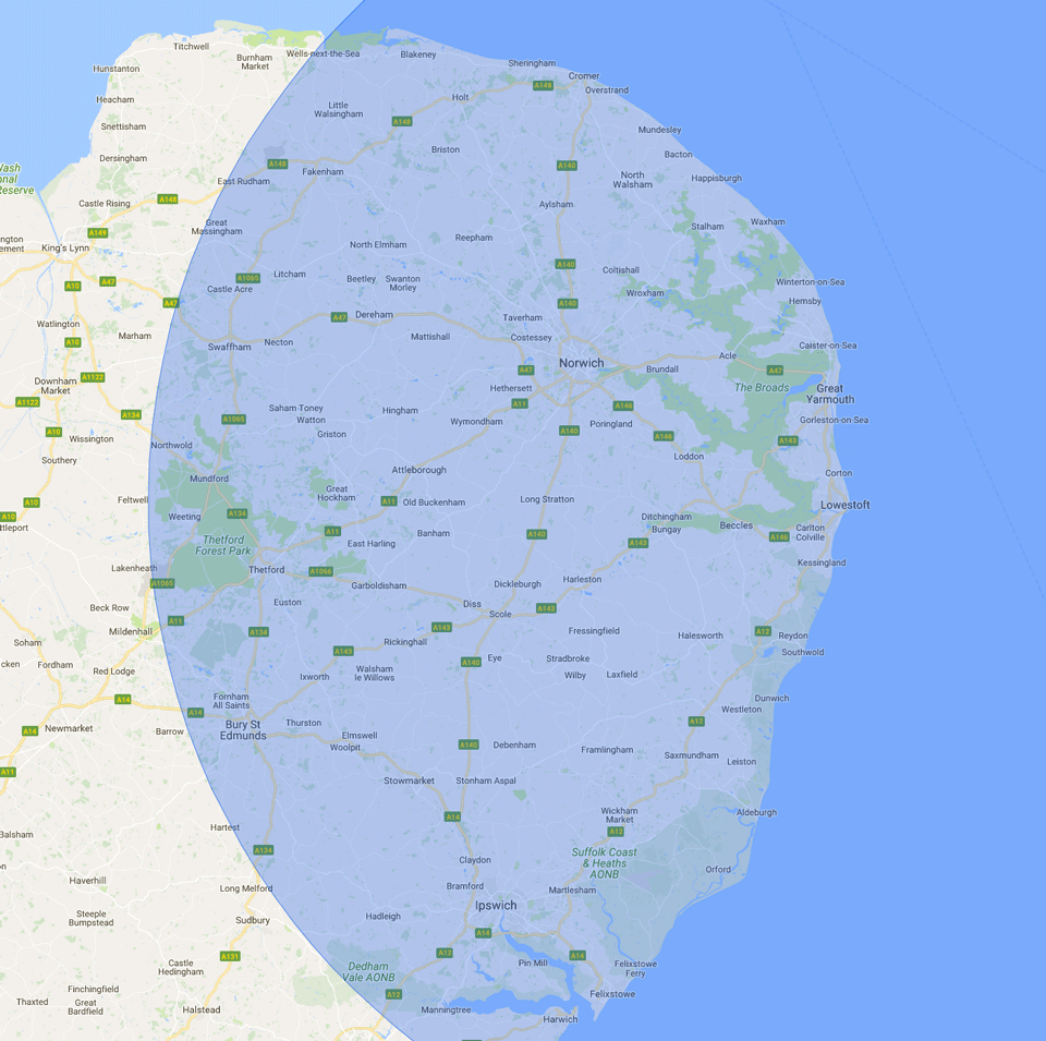 Area Covered